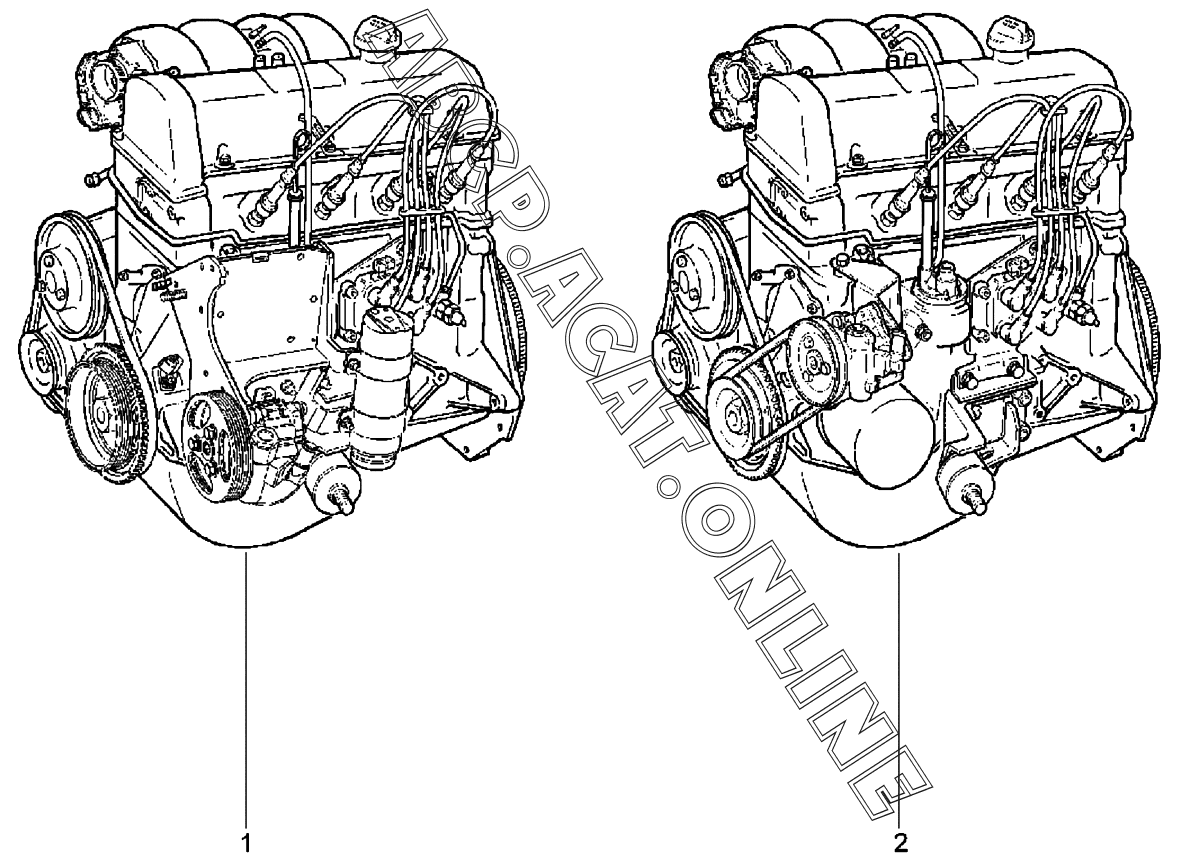 Двигатель ВАЗ 21214 (V-1700) инж с ГУРом Евро-4/5 (E-Gas), без генератора LADA 21214100026000